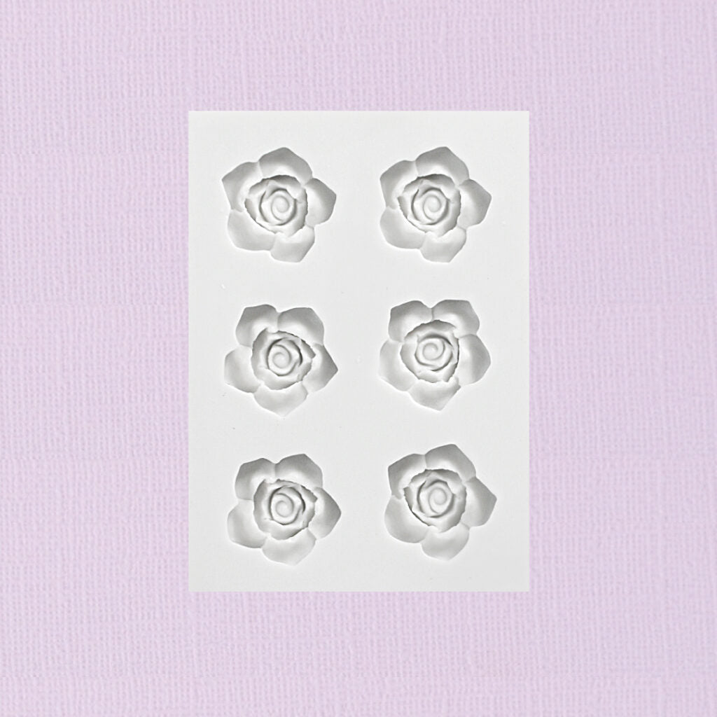 Silicone Fondant Mould Flowers Ass 4