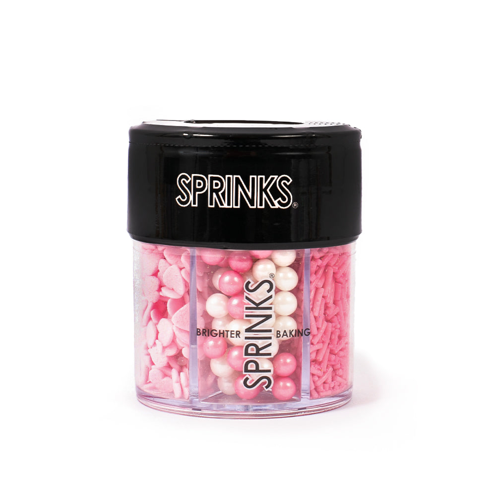 PINK CHARM 6 CELL SPRINKLES (85G) MIXES