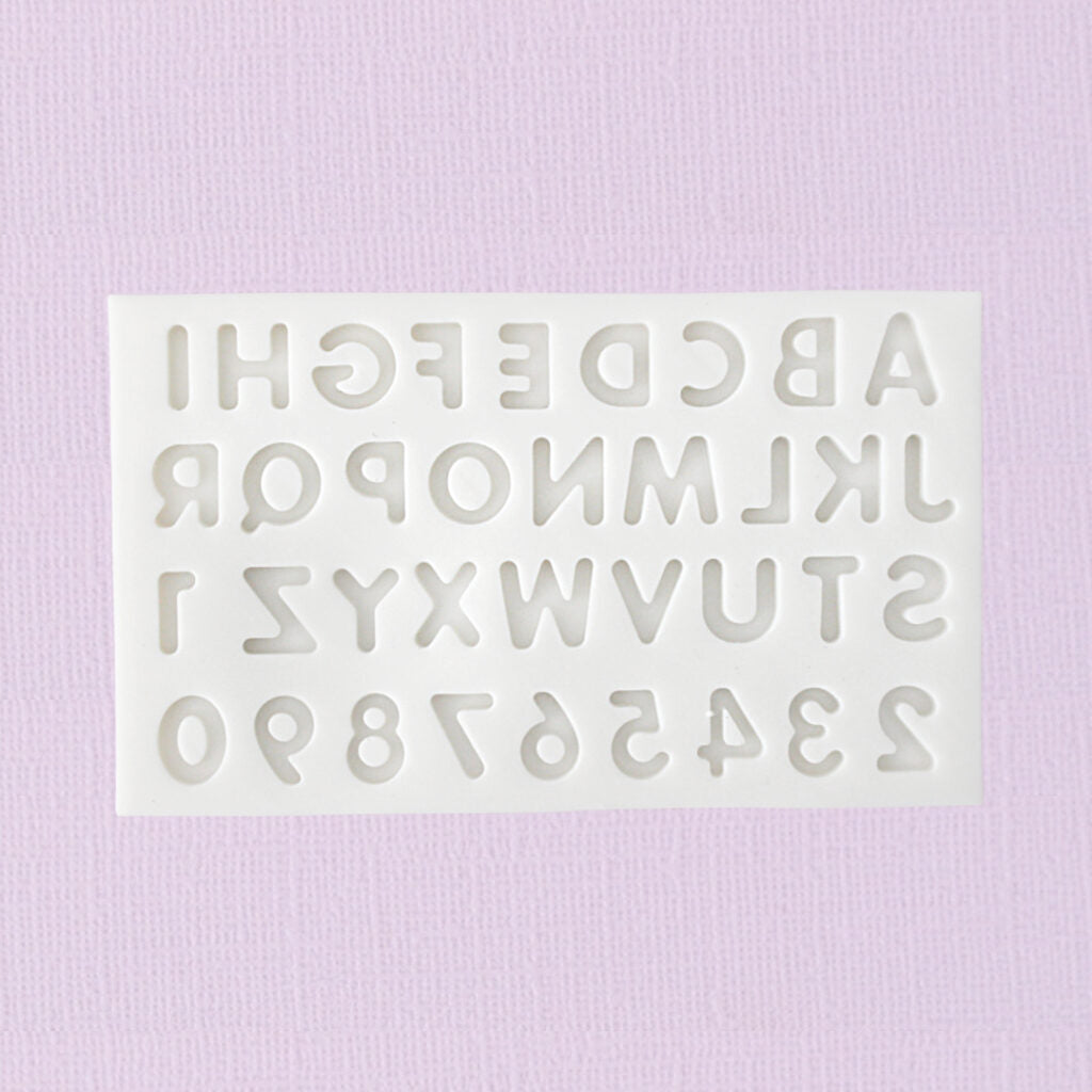 Silicone Fondant Mould Alphabet Mini