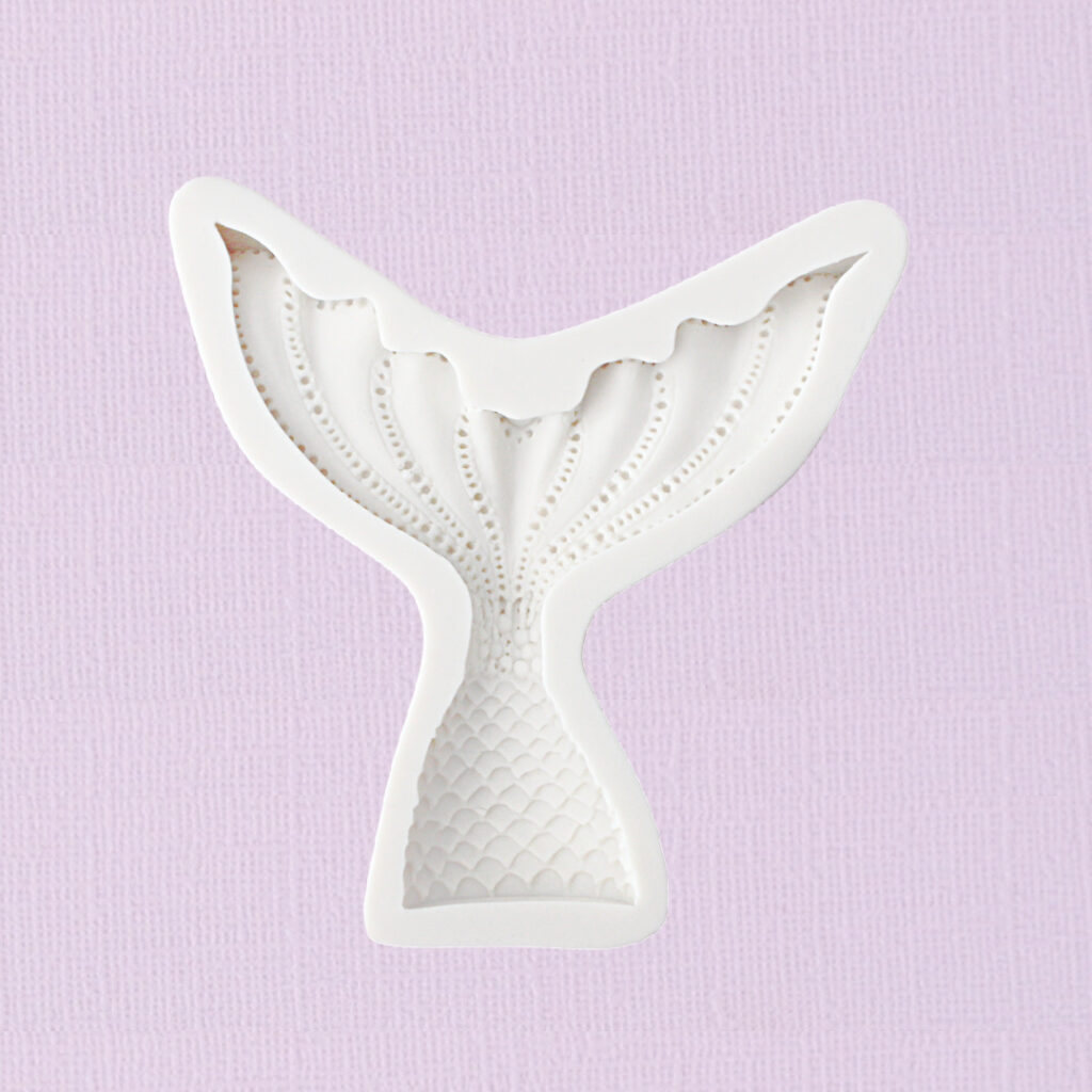 Silicone Fondant Mould Mermaid Tail Larg