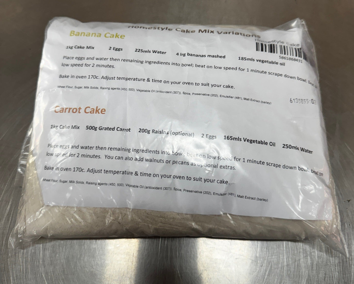 1kg Homestyle Cake Mix