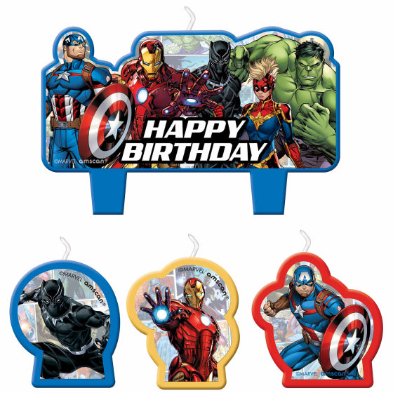 MARVEL AVENGERS POWERS UNITE BIRTHDAY CANDLES THEMED