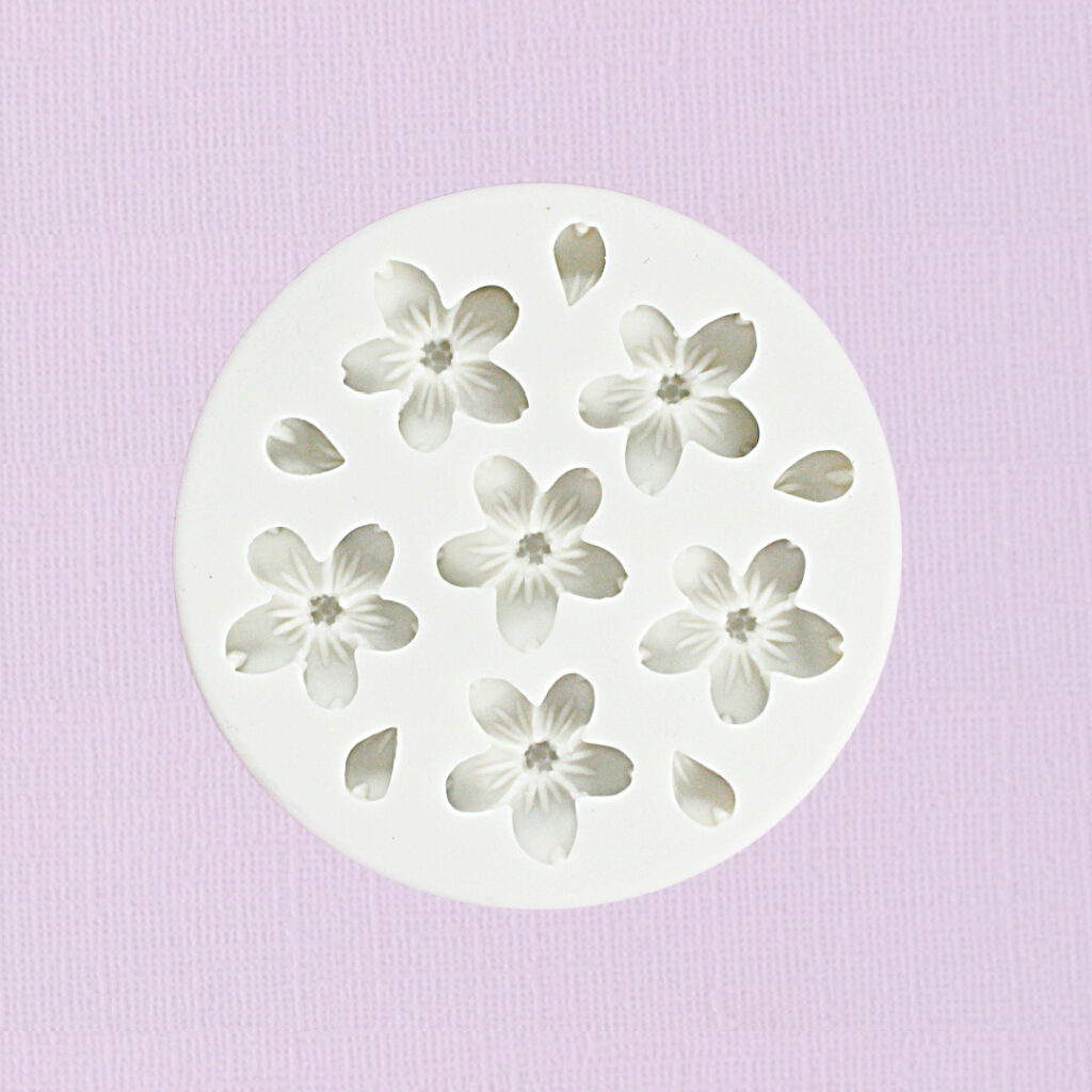 Silicone Fondant Mould Flowers Ass 3