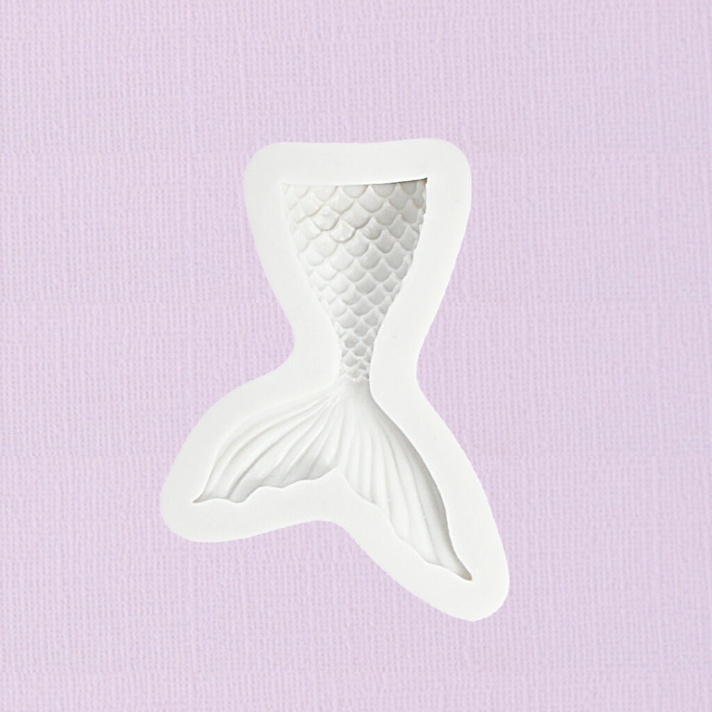 Silicone Fondant Mould Mermaid Tail Smal