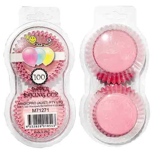 Baby Pink Baking Cup PK100