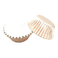 Rose Gold Large Foil Cupcake Cases #550 size - 25 pieces