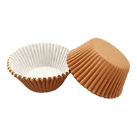 Brown Large Grease-Proof Cupcake Cases - #550 size 50 pieces