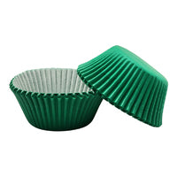 Dark Green Large Grease-Proof Cupcake Cases #550 size 50 pieces