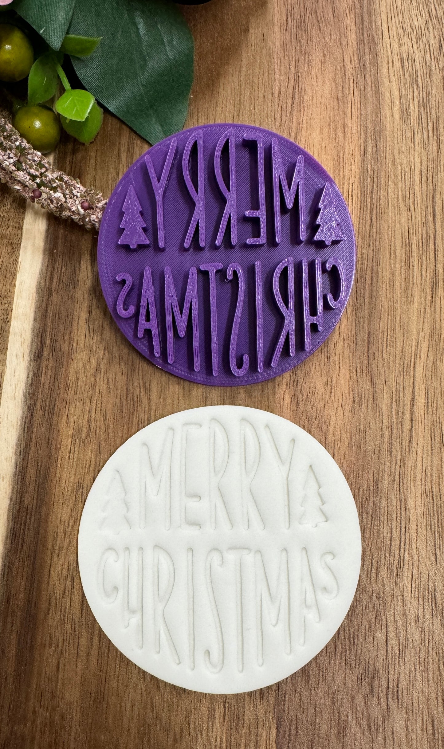 7cm merry christmas 25