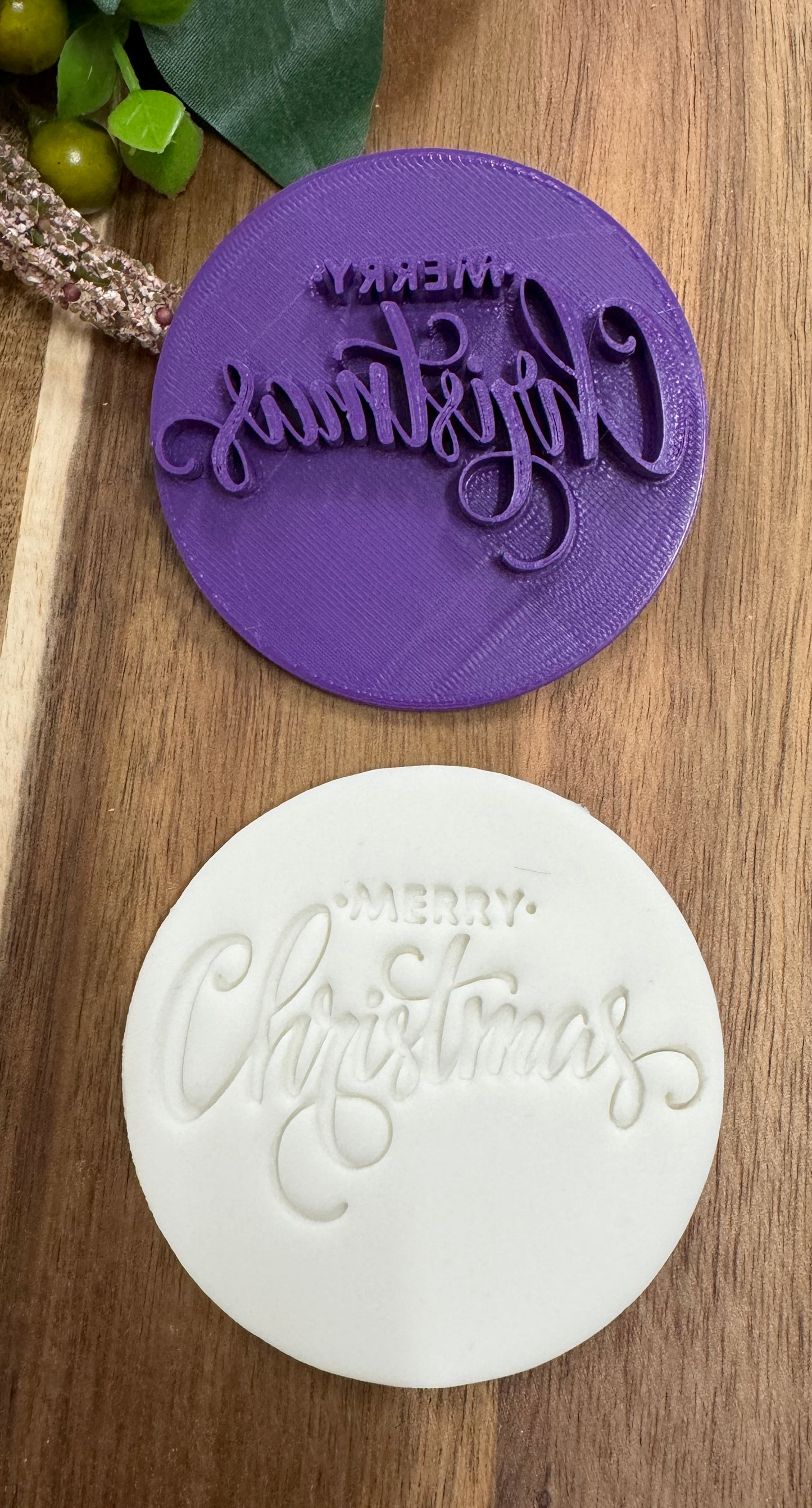 7cm merry christmas 7