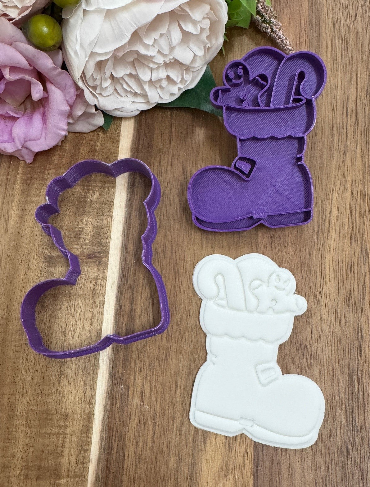 boot stocking christmas set