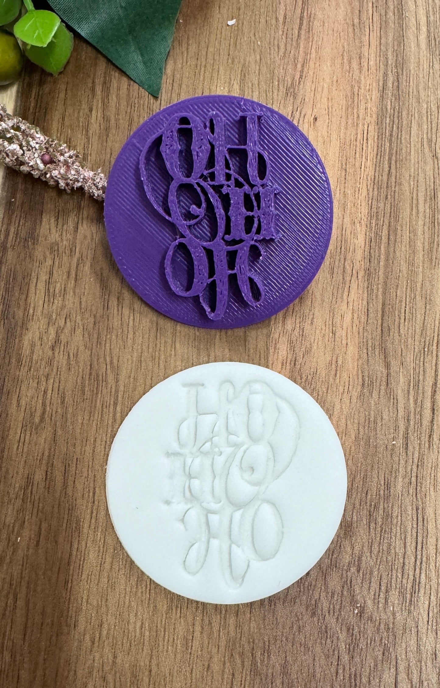5cm ho ho ho christmas