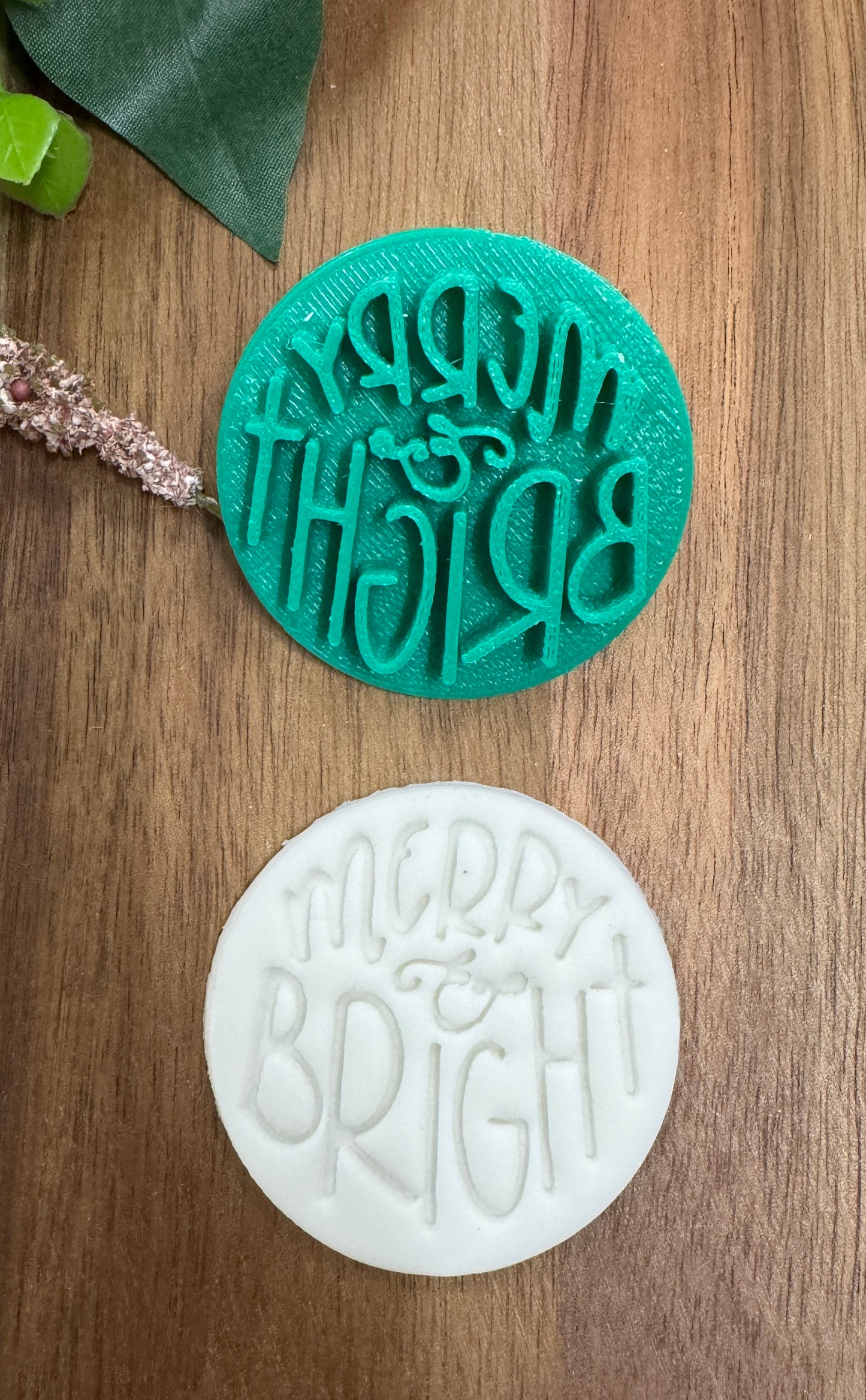 5cm merry and bright 1 christmas