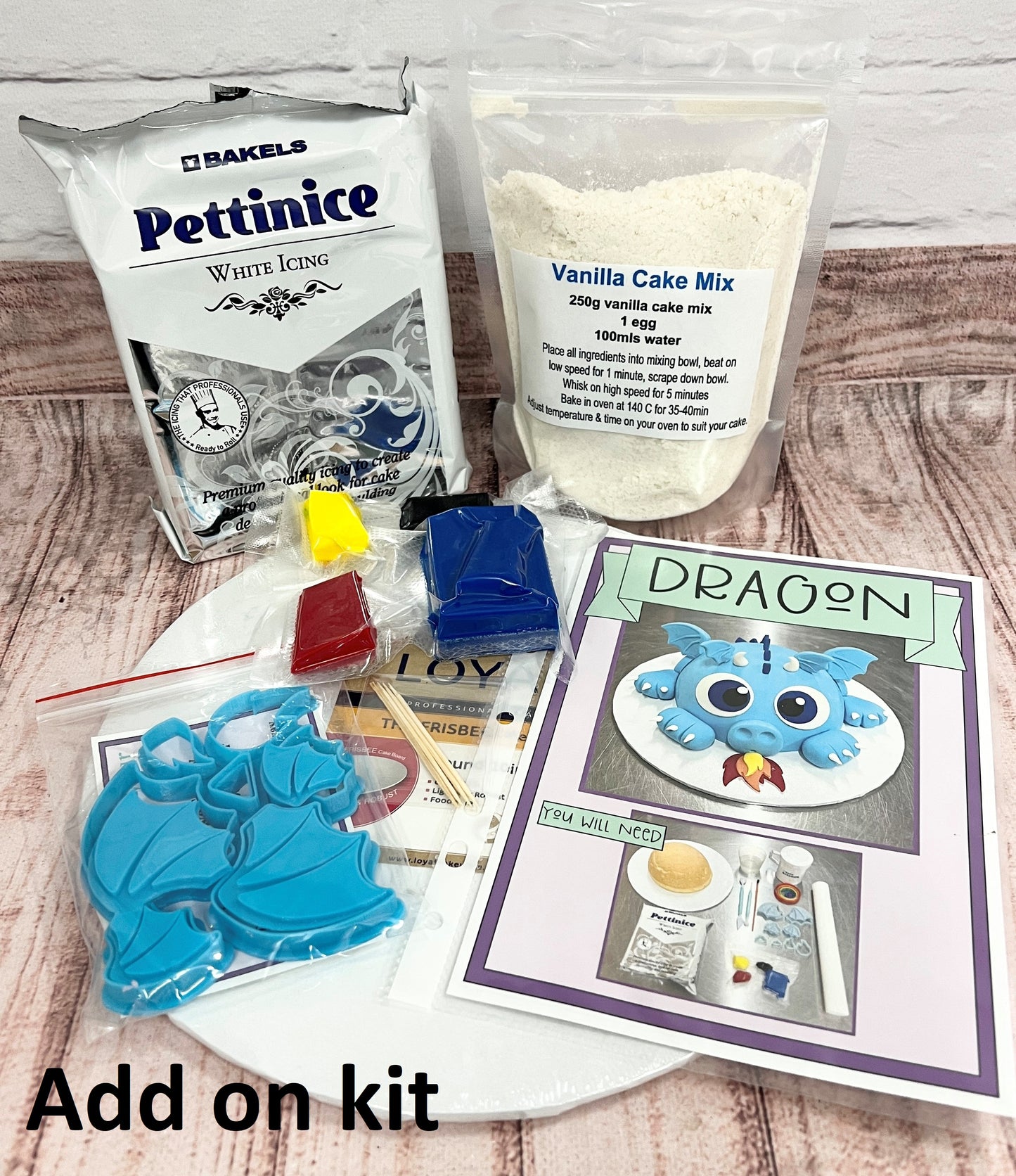 Cake in the box - Dragon - Add on kit