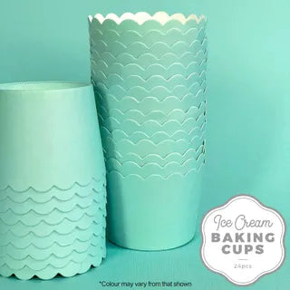 CAKE CRAFT | ICE CREAM BAKING CUP | PASTEL TEAL |