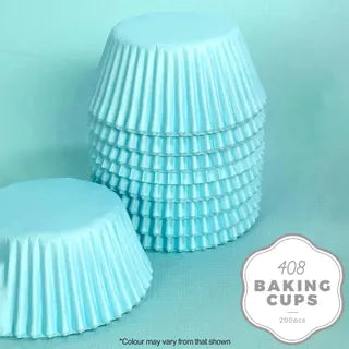 CAKE CRAFT | 408 BAKING CUP | PASTEL BLUE 200 PACK