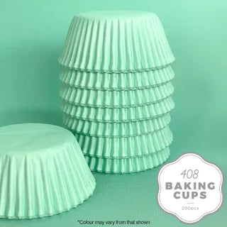 CAKE CRAFT | 408 BAKING CUP | PASTEL TEAL 200 PACK
