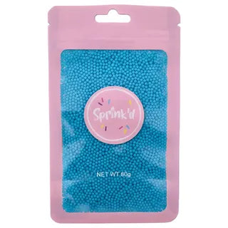 SPRINKD | SUGAR BALLS | BRIGHT BLUE | 2MM | 60G sugar pearls