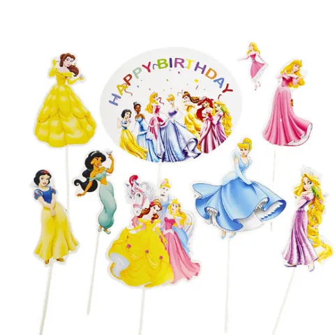 WISH | DISNEY PRINCESS | TOPPER SET | 8 PC other topper