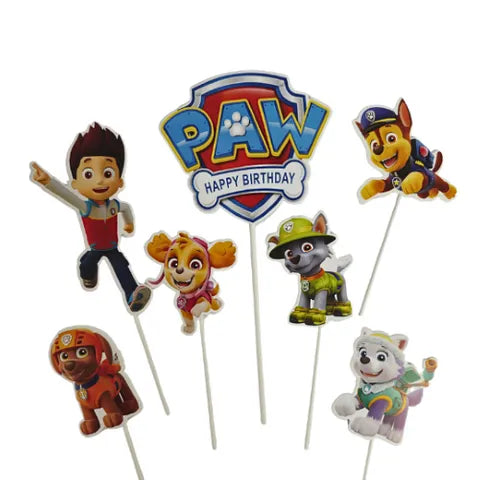 WISH | PAW PATROL | TOPPER SET | 6 PC other topper