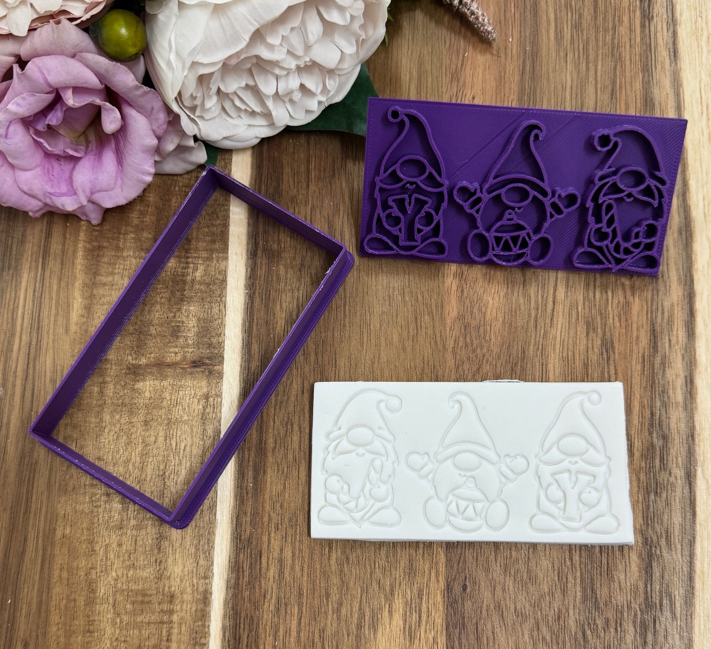 gnome rectangle christmas set