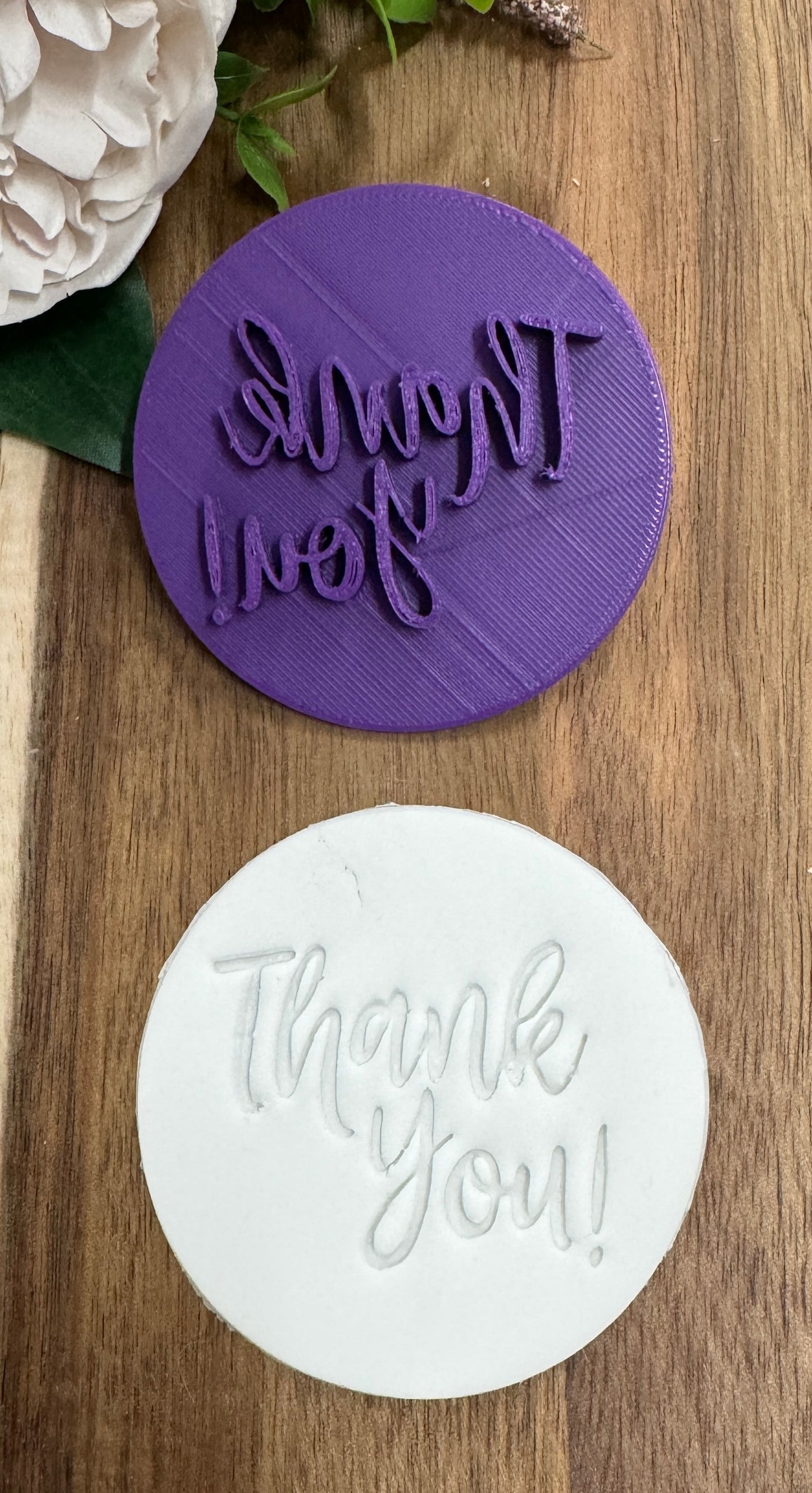 7cm Thank You Embosser 12