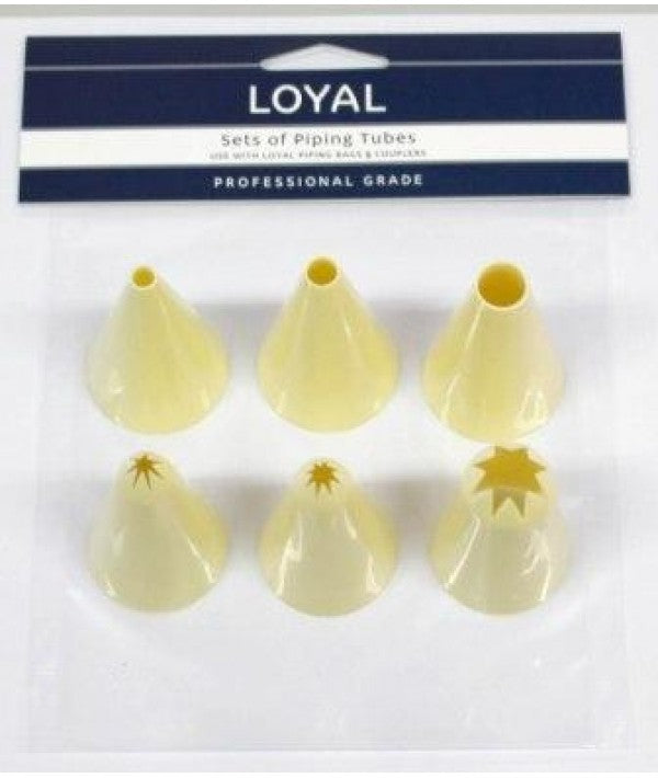PASTRY TUBE PP SET ASSORTED 6 Set, 3,5,1