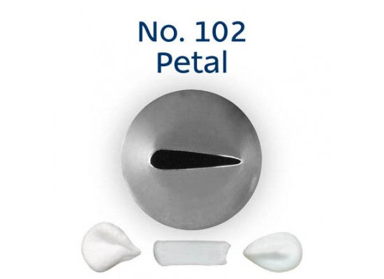 No. 102 PETAL STANDARD S/S PIPING TIP