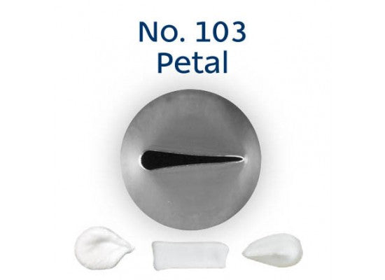 No. 103 PETAL STANDARD S/S PIPING TIP