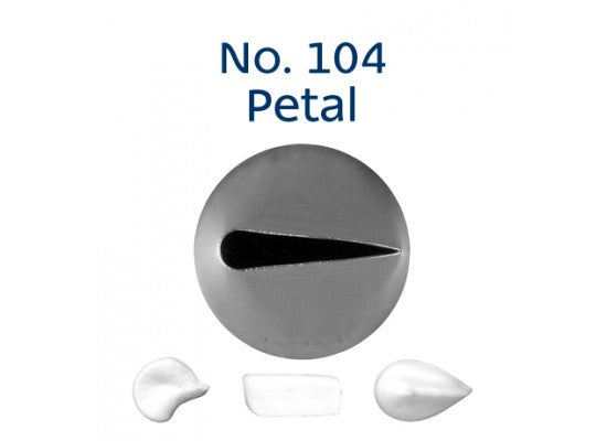 No. 104 PETAL STANDARD S/S PIPING TIP