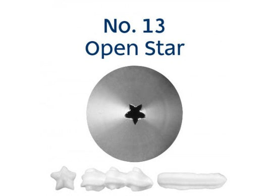 No. 13 OPEN STAR STANDARD S/S PIPING TIP