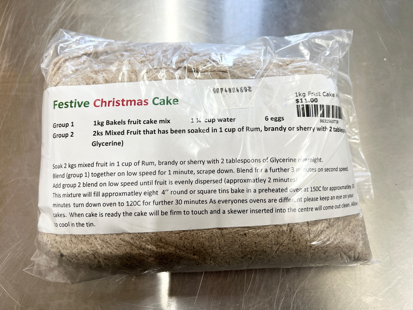 1kg Fruit Cake Mix