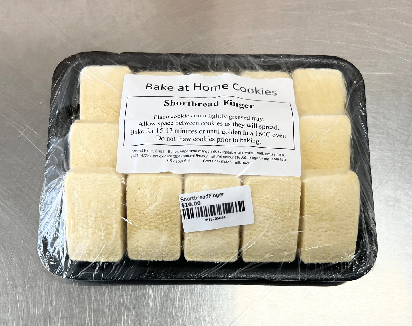 Shortbread Finger Frozen Cookies