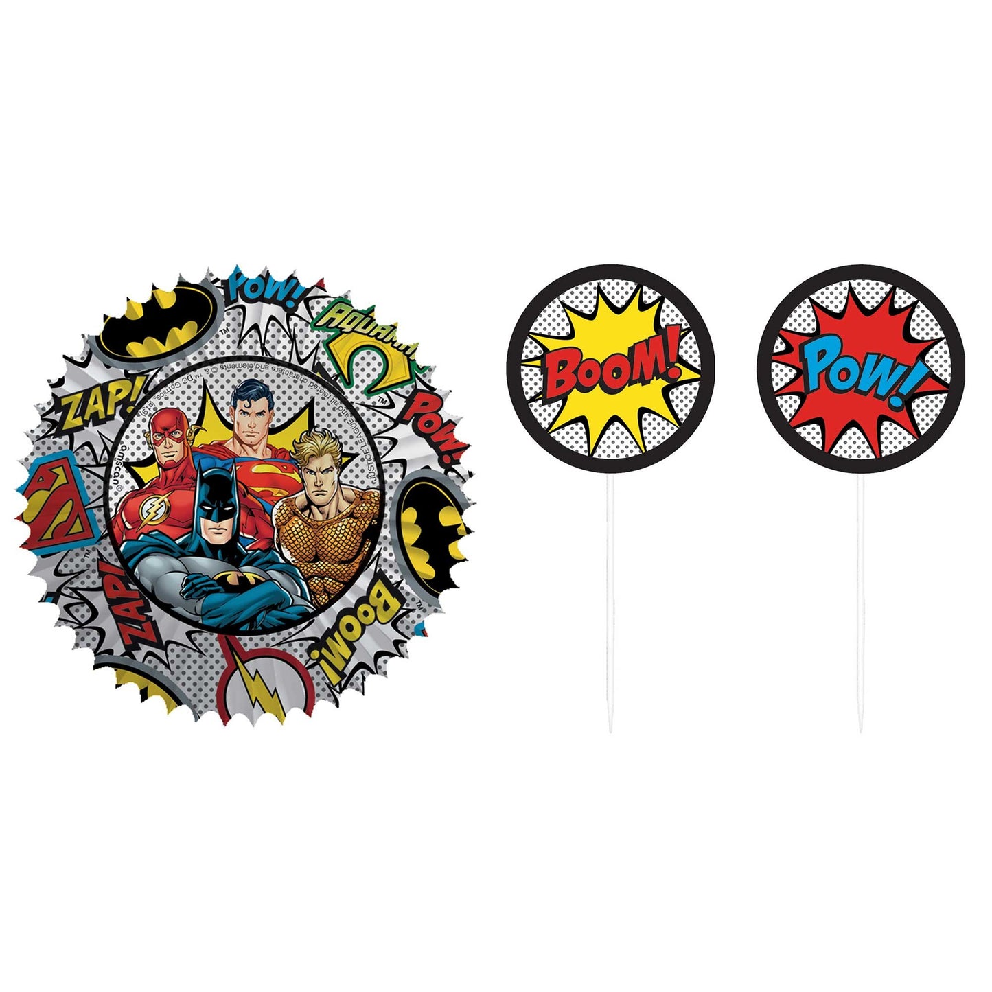 Justice League Heroes Unite Cupcake kit