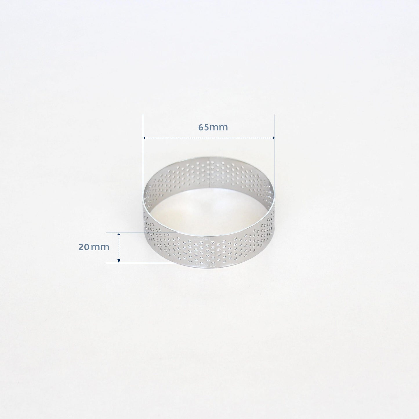 65mm PERFORATED RING S/S ROUND