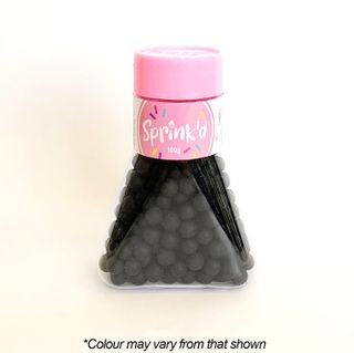 SPRINKD | SUGAR BALLS | BLACK | 8MM | SUGAR PEARLS
