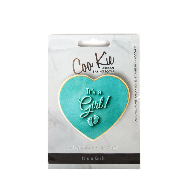 COO KIE EMBOSSER STAMP - ITS A GIRL - DEBOSSERS