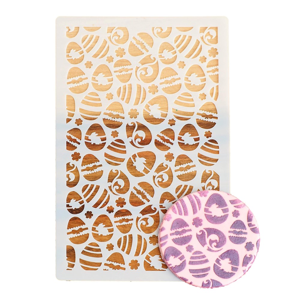 Egg Background Stencil