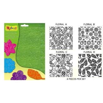 Makins Floral Set ABCD Large