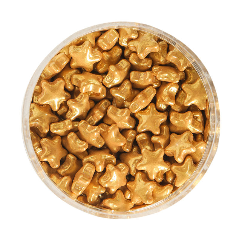 Gold Glitter Stars — Sweet Sticks