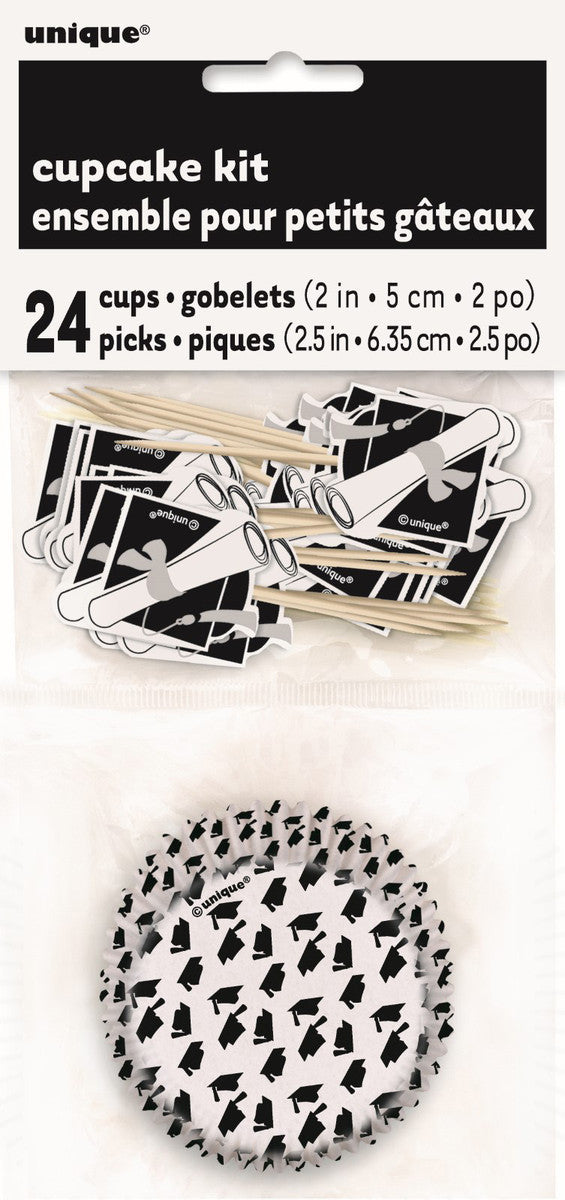 Graduation Cupcake Kit For 24