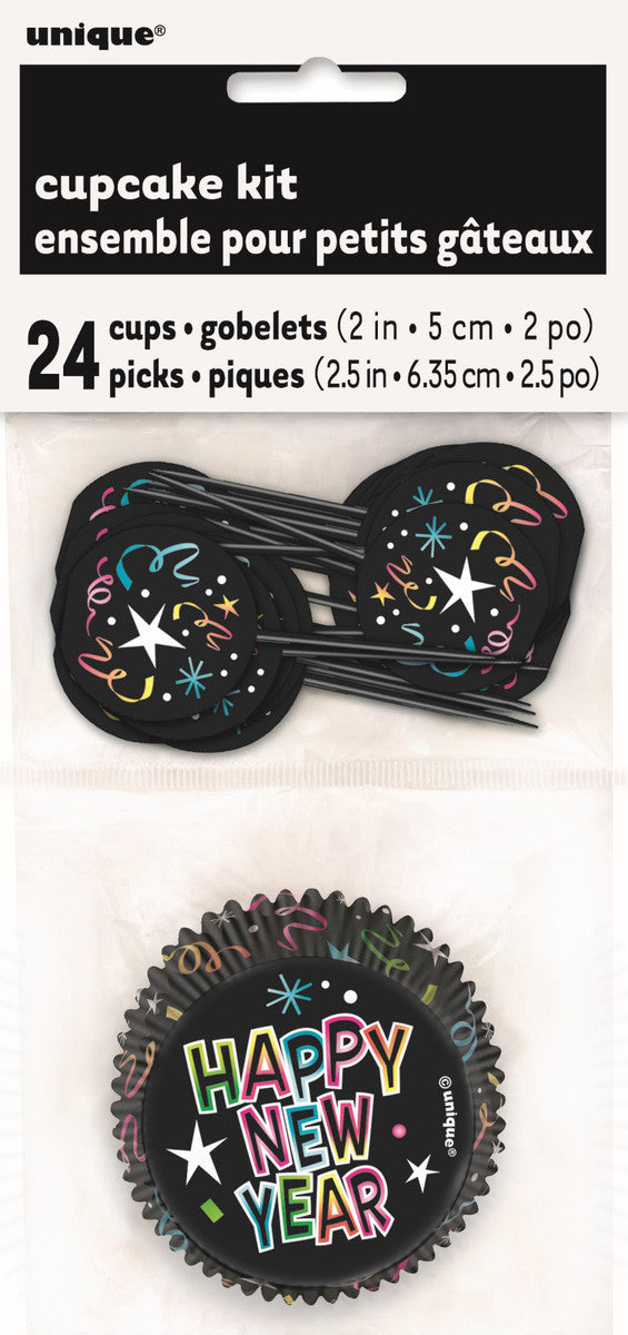 Happy New Year Cupcake Kit For 24