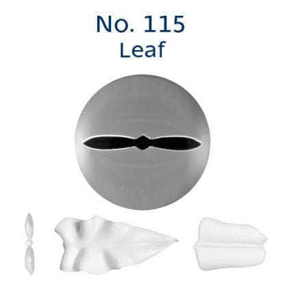 No.115 LEAF MEDIUM S/S PIPING TIP