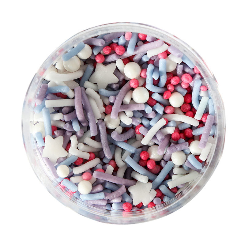 MOSTLY MAUVE SPRINKLES (75G) - BY SPRINKS MIXES