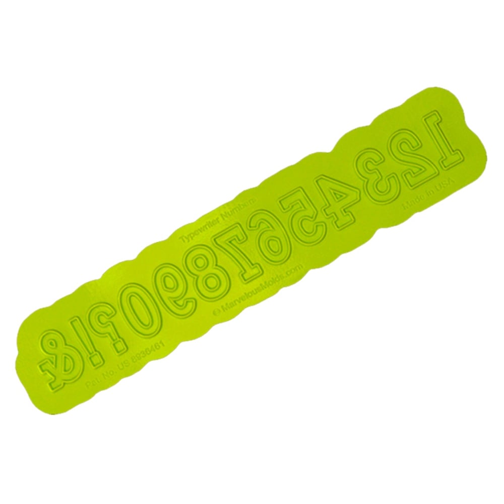 NUMBERS & SYMBOLS TYPEWRITER FLEXABET ON