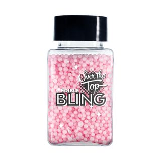 OTT BLING SPRINKLES - PINK 60G SUGAR PEARLS