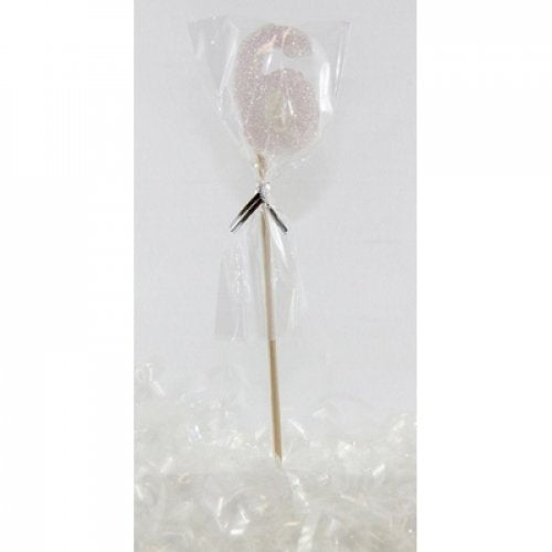 Pearl Glitter Long Stick Candle 6