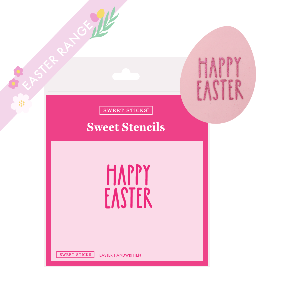 Easter Handwritten Sweet Sticks Stencil