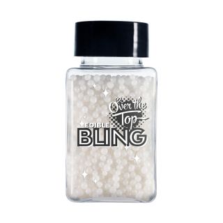OTT BLING SPRINKLES - WHITE 60G SUGAR PEARLS
