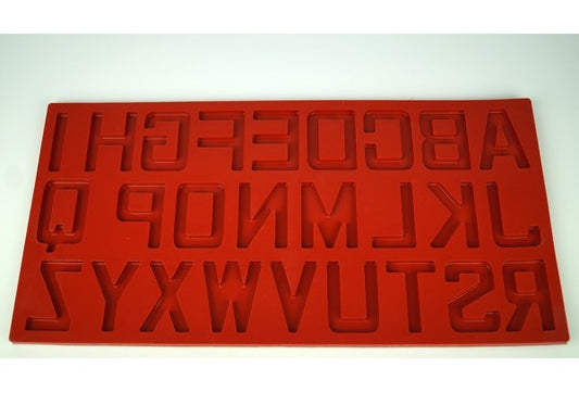 CAPITAL LETTERS SILICONE CHOCOLATE MOULD